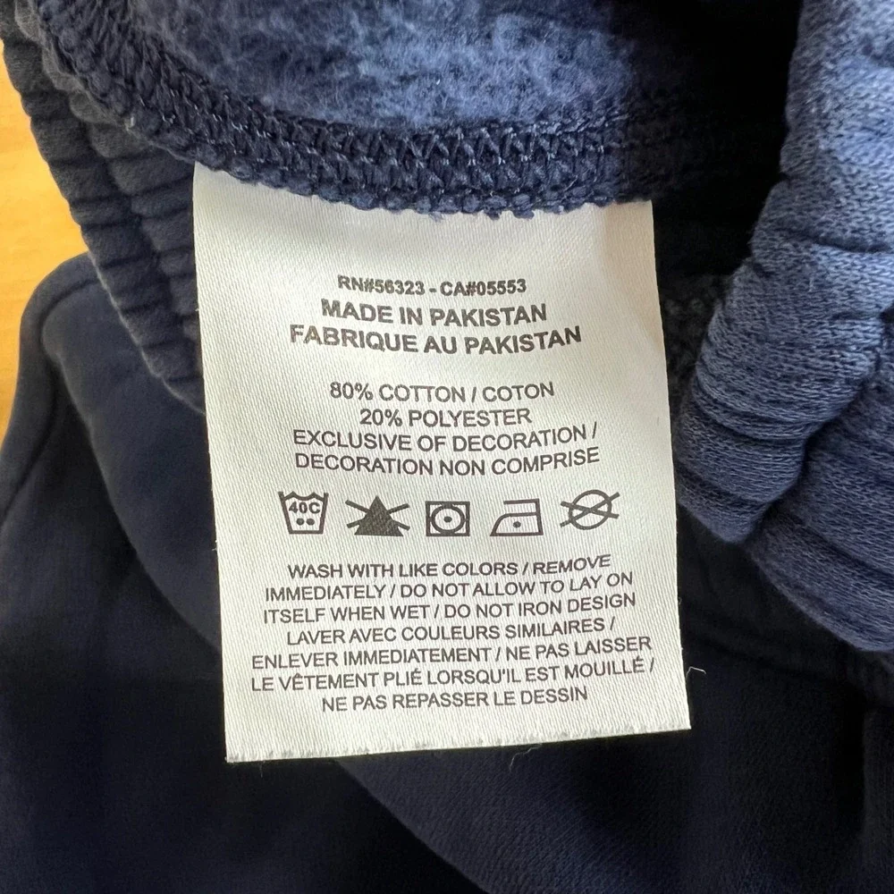 Nike Sweatpants Club Fleece Joggers Mens Size Large Navy Blue 826431-410